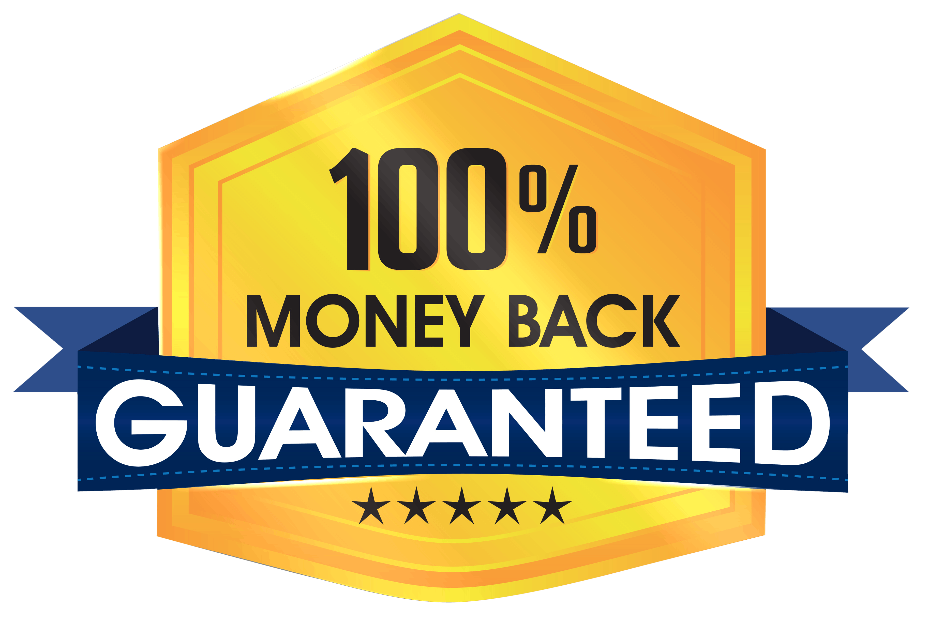 100% Money Back Guarantee